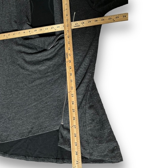 Women's Black Asymmetrical Jacket - Picture 6 of 7